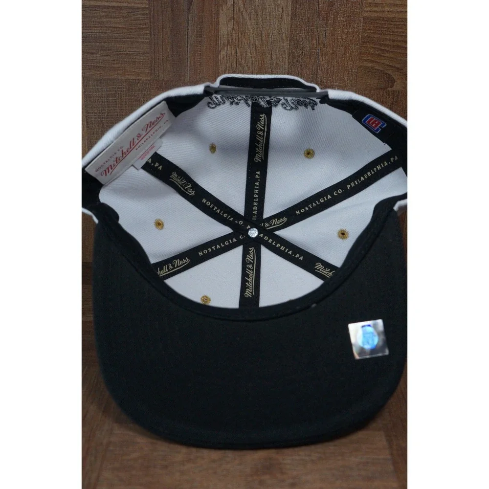 Mitchell & Ness Los Angeles‎ Clippers NBA Snapback (White/Gold/Noir)